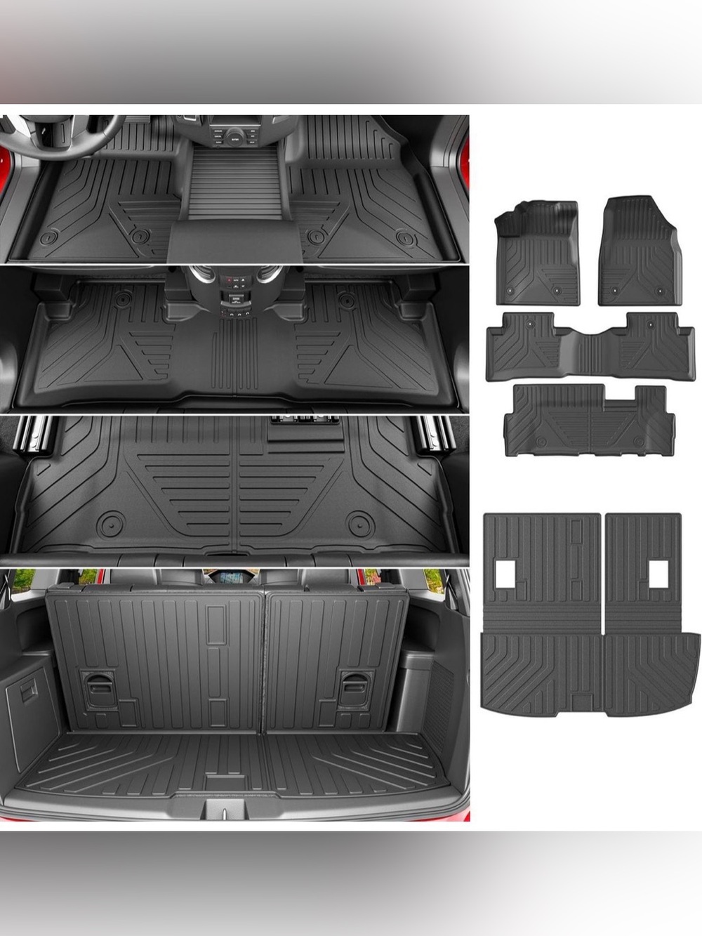 Floor Mats Compatible with 2009-2015 Honda Pilot